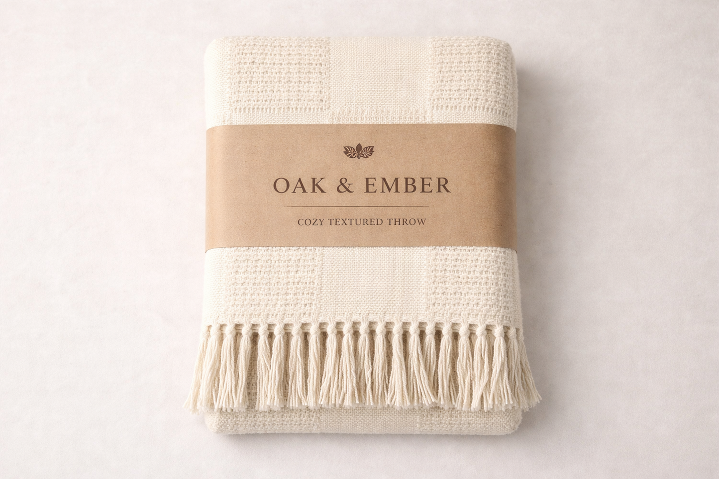 Soft Textured Throw Blanket