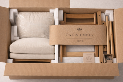 Oak & Ember Accent Chair (Assembly Required)